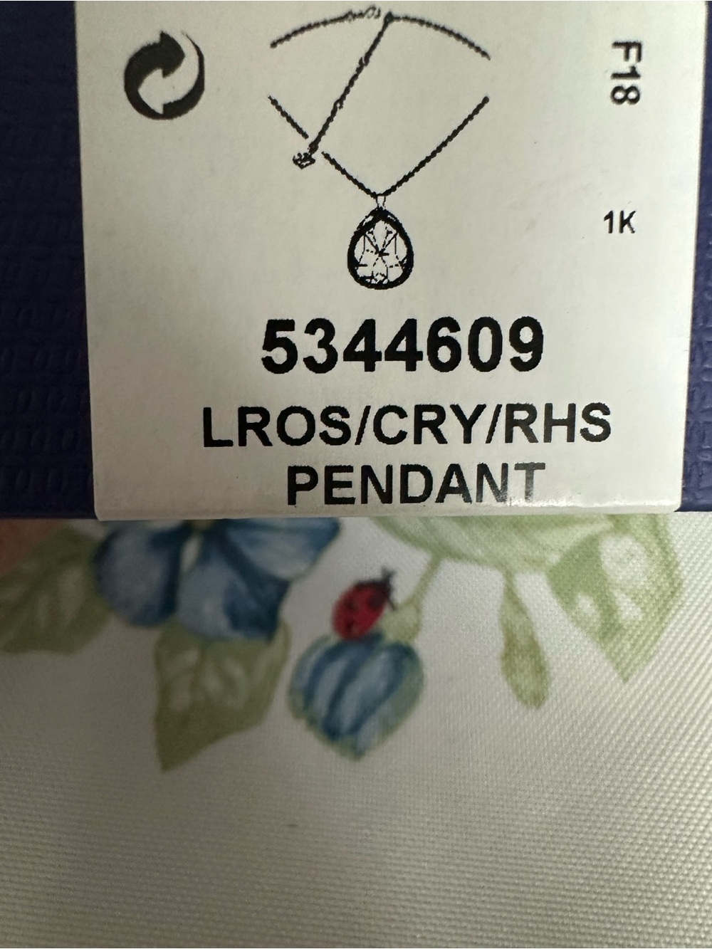 Swarovski Pink Teardrop Crystal Pendant Necklace - NIB - 5344609 - Picture 3 of 4